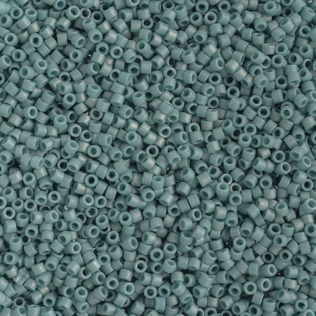 Miyuki Delica 11/0 (5.2g) Frosted Glazed Rainbow Arctic Blue Matte AB DB2315