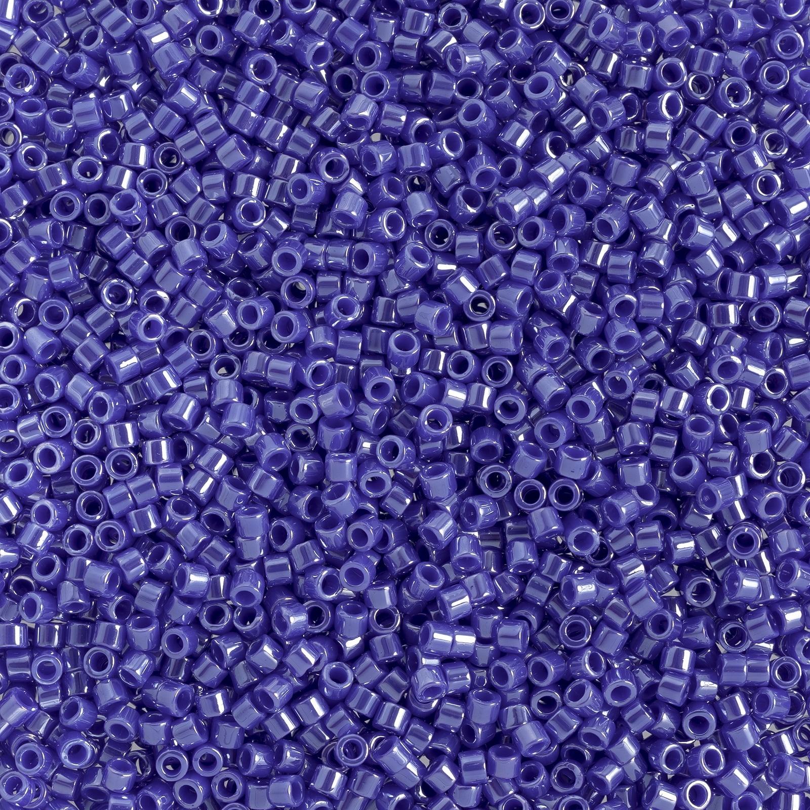 Miyuki Delica 11/0 - Blue Cyan Opaque Luster DB1569 - 50gms Bag of Japanese Glass Beads