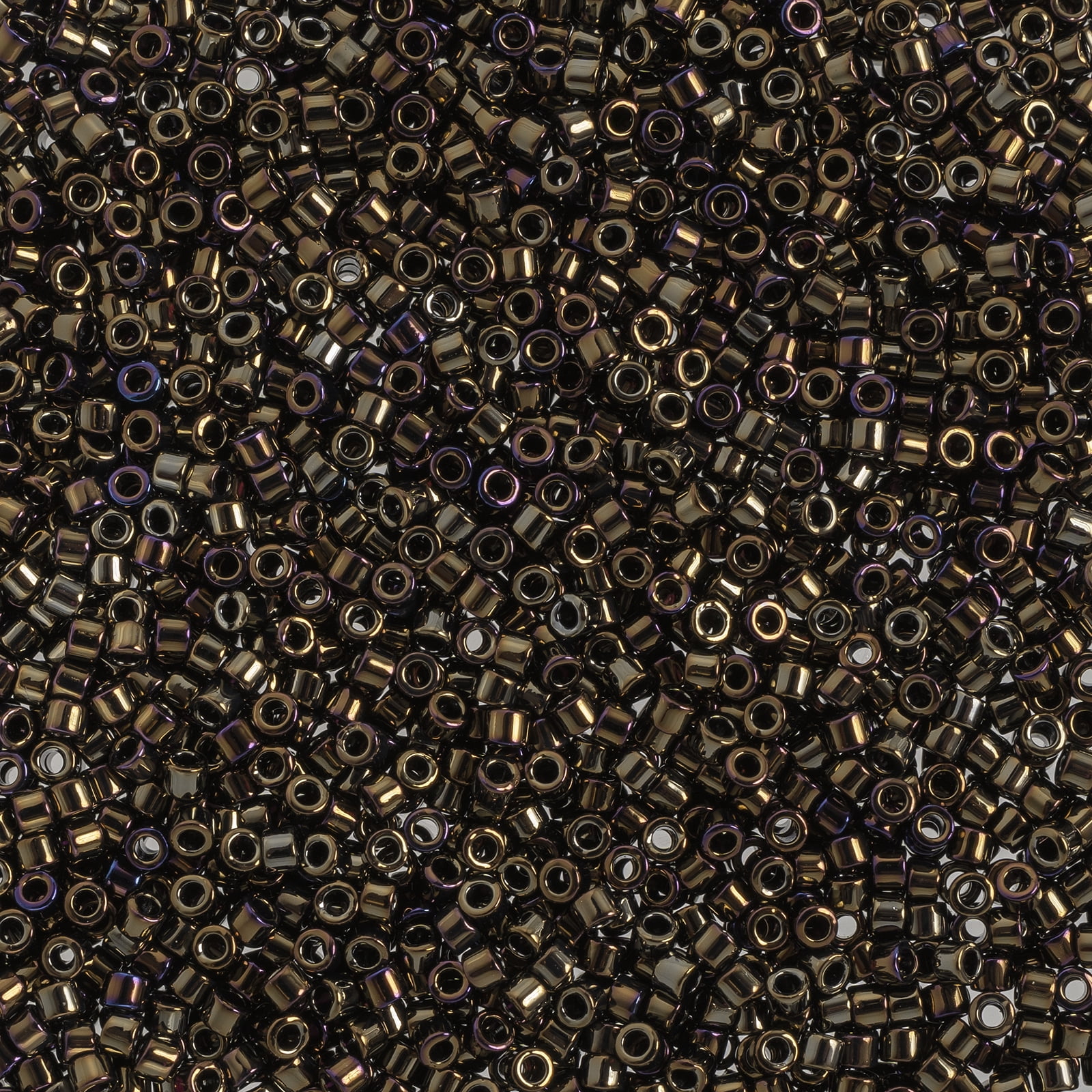 Miyuki Delica 11/0 - Brown Iris DB0007 - 50gms Bag of Japanese Glass Beads