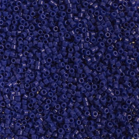 Miyuki Delica 11/0 - Cobalt Blue DB0726 - 250gms Bag of Japanese Glass Beads Bulk Bag of Japanese Glass Beads