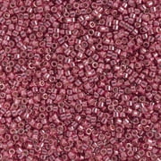 Miyuki Delica 11/0 - Duracoat Galvanized Hot Pink DB1840 - 5.2gms Vial of Japanese Glass Beads