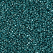 Miyuki Delica 11/0 - Duracoat Galvanized Peacock Blue DB2513 - 5.2gms Vial of Japanese Glass Beads