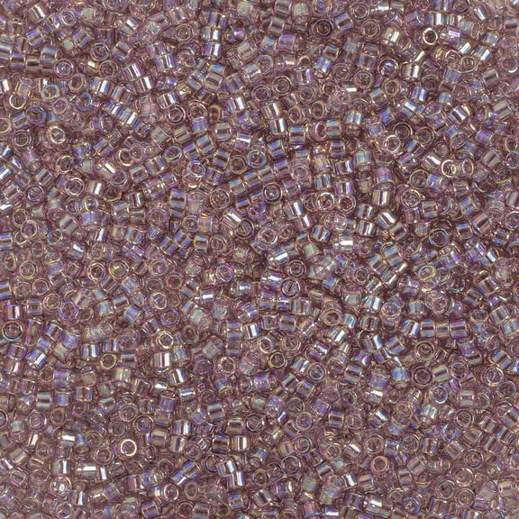 Miyuki Delica 11/0 - Lilac AB DB0173 - 5.2gms Vial of Japanese Glass Beads