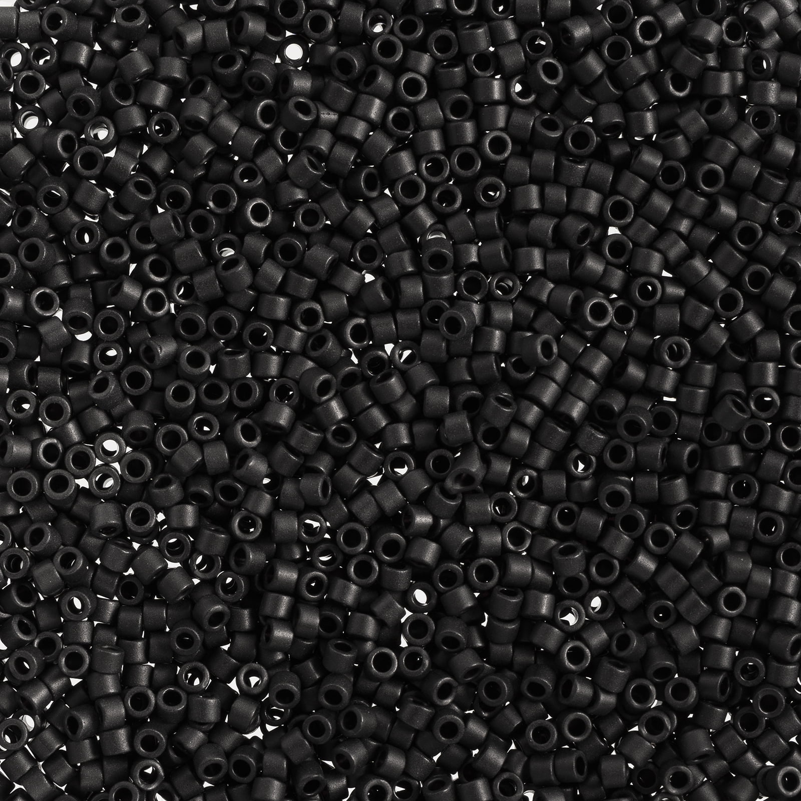 Miyuki Delica Bead 11/0 RD Black Matte (DB0310) 50gms Bag