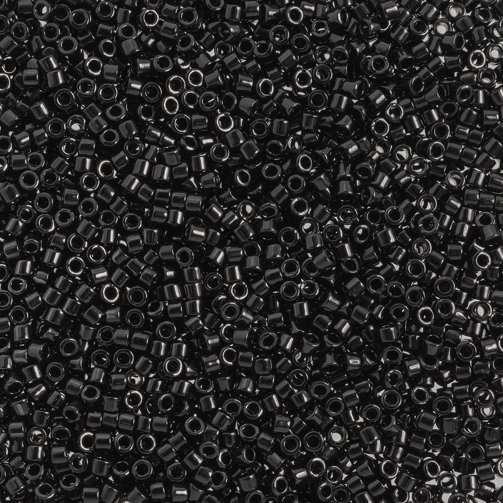 Miyuki Delica Bead 11/0 RD Black Opaque (DB0010) 250gms Bag