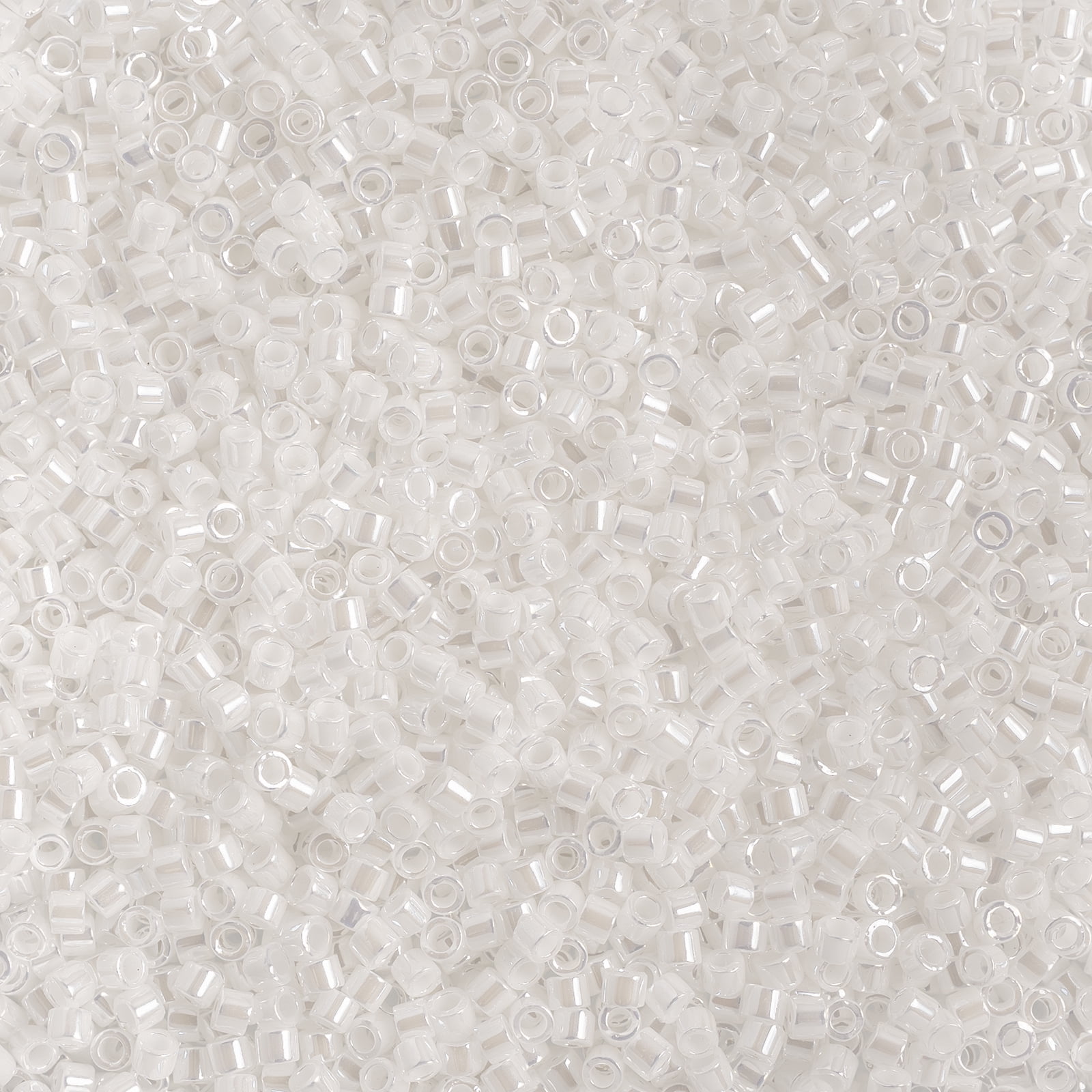 Miyuki Delica Bead 11/0 RD White Pearl Luster (DB0201) 50gms Bag