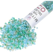 Miyuki Delica Seed Beads   Size 11/0 1.6 mm, DB2067, Luminous Mix 7, 7.2g, Approx. 1440 Beads
