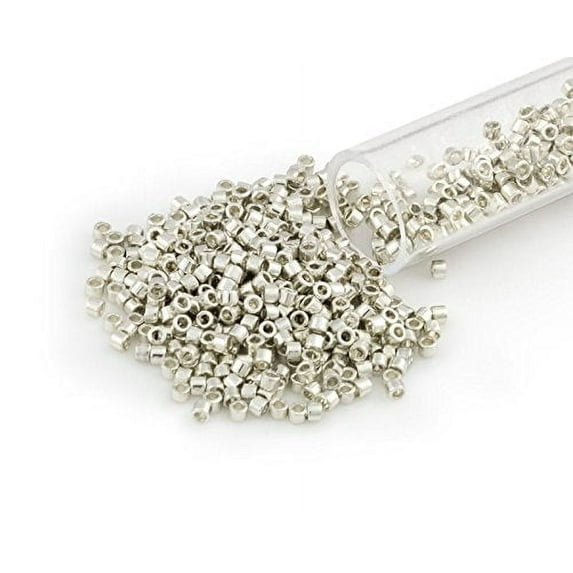 Miyuki Delica Seed Bead 11/0 Galvanized Silver