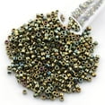thumbnail image 1 of Miyuki Delica Seed Bead 11/0 Metallic Green AB, 1 of 5