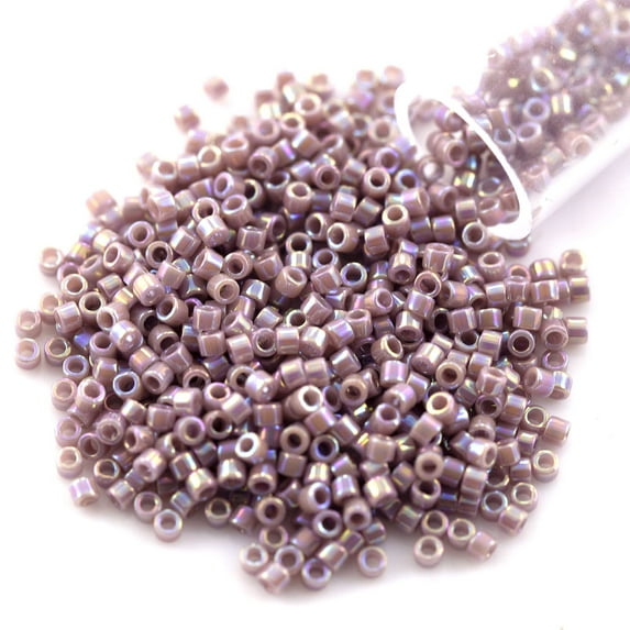Miyuki Delica Seed Bead 11/0 Opaque Lilac AB