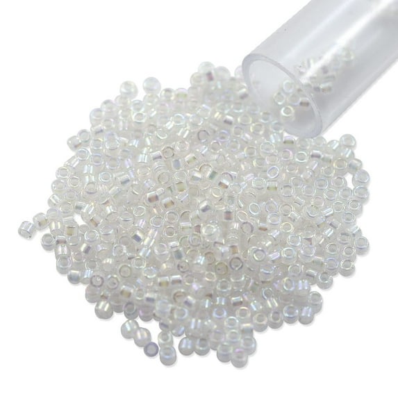 Miyuki Delica Seed Bead 11/0 Transparent Cream AB
