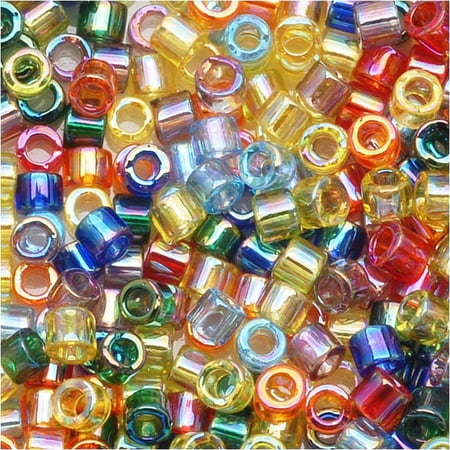 Miyuki Delica Seed Bead Mix Lot 11/0 Multi Rainbow AB 7.2 Grams