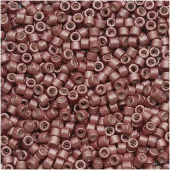 Miyuki Delica Seed Beads 11/0 Galvanized Berry Semi Matte Pink DB1157 7.2 Grams
