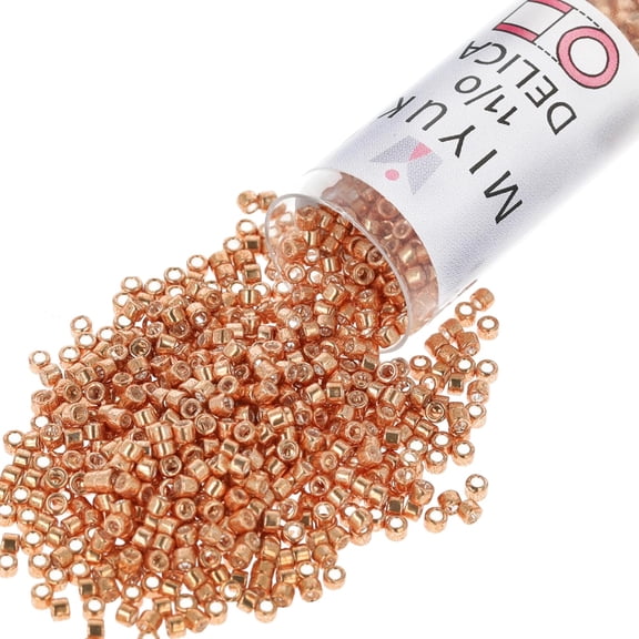 Miyuki Delica Seed Beads – Size 11/0 (1.6 mm), DB0434, Galv Muscat, 7.2 g, Approx. 1440 Beads
