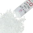 thumbnail image 1 of Miyuki Delica Seed Beads – Size 11/0 (1.6 mm), DB0083, Lined Lt. Aqua AB, 7.2 g, Approx. 1440 Beads, 1 of 7
