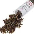 thumbnail image 1 of Miyuki Delica Seed Beads – Size 11/0 (1.6 mm), DB0023, Metallic Bronze AB, 7.2 g, Approx. 1440 Beads, 1 of 7