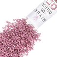 thumbnail image 1 of Miyuki Delica Seed Beads – Size 11/0 (1.6 mm), DB0253, Pink Luster Opaque Mauve, 7.2 g, Approx. 1440 Beads, 1 of 7