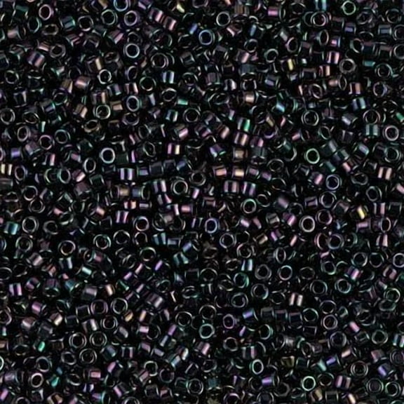 Miyuki Delica Seed Beads 11/0 Purple Iris DB004 - 7.2 Gram Tube