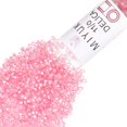thumbnail image 1 of Miyuki Delica Seed Beads – Size 11/0 (1.6 mm), DB1335, Dyed Silver-Lined Light Pink, 7.2 g, Approx. 1440 Beads, 1 of 7