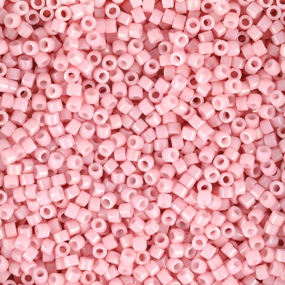 Miyuki Delica Seed Beads – Size 11/0 (1.6 mm), DB1906, Opaque Rosewater, 7.2 g, Approx. 1440 Beads