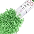 thumbnail image 1 of Miyuki Delica Seed Beads – Size 11/0 (1.6 mm), DB0754, Matte Opaque Pea Green, 7.2 g, Approx. 1440 Beads, 1 of 7