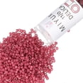 thumbnail image 1 of Miyuki Delica Seed Beads – Size 11/0 (1.6 mm), DB2353, Duracoat Opaque Raspberry, 7.2 g, Approx. 1440 Beads, 1 of 7