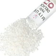 thumbnail image 1 of Miyuki Delica Seed Beads – Size 11/0 (1.6 mm), DB0052, Off White AB, 7.2g, Approx. 1440 Beads, 1 of 7