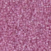 Miyuki Delica Seed Beads DB0072/DB072 DB72 11/0 Transparent Color Lined Light Lilac Luster 7.2 Grams