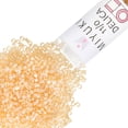 thumbnail image 1 of Miyuki Delica Seed Beads – Size 11/0 (1.6 mm), DB0099, Transparent Light Topaz Luster, 7.2 g, Approx. 1440 Beads, 1 of 7