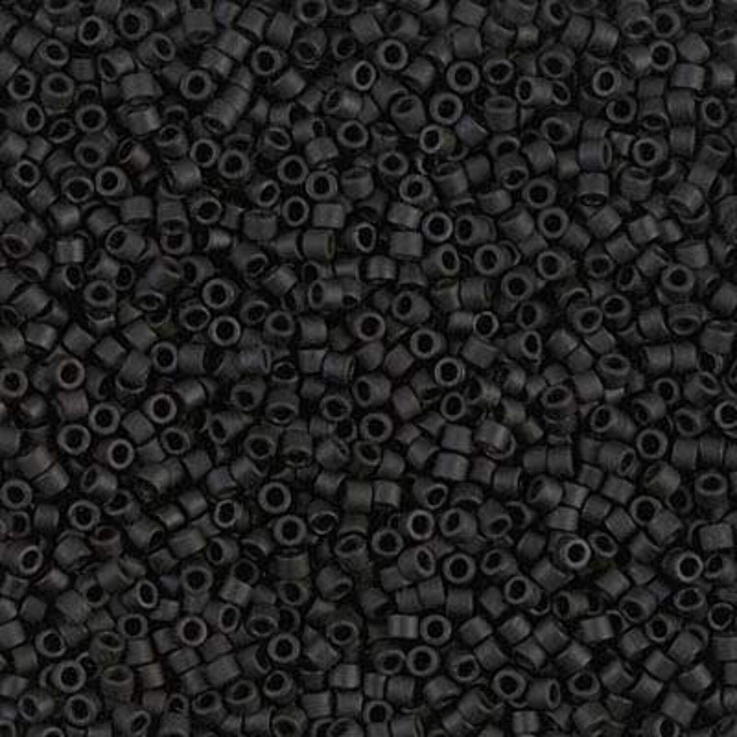 Glass Seed Beads, Black, round - Opaque, Size: about 4mm, hole 1.5mm - 30  grams