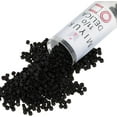 thumbnail image 1 of Miyuki Delica Seed Beads – Size 11/0 (1.6 mm), DB0310, Matte Black, 7.2 g, Approx. 1440 Beads, 1 of 7