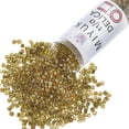 thumbnail image 1 of Miyuki Delica Seed Beads – Size 11/0 (1.6mm), DB0909, Sparkling Marigold, 7.2g, Approx. 1440 Beads, 1 of 7