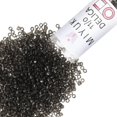 thumbnail image 1 of Miyuki Delica Seed Beads – Size 11/0 (1.6 mm), DB1319, Dyed Transparent Dark Gray, 7.2 g, Approx. 1440 Beads, 1 of 7