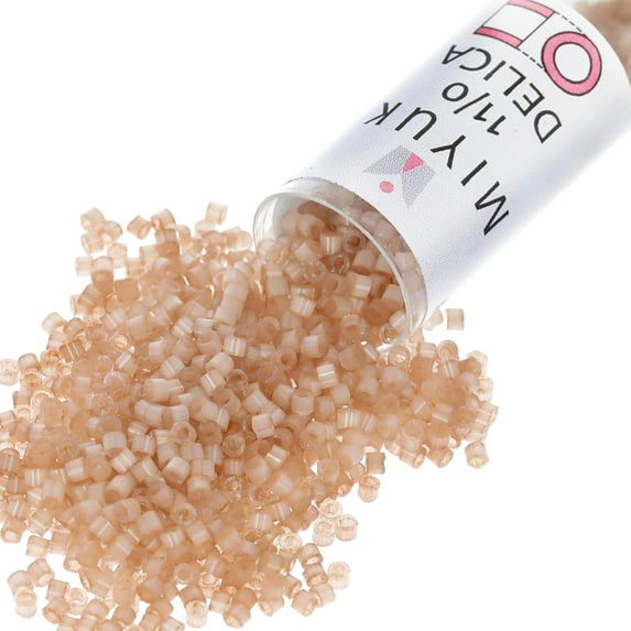 Miyuki Delica Seed Beads – Size 11/0 (1.6 mm), DB1803, Dyed Cinn Silk, 7.2 g, Approx. 1440 Beads