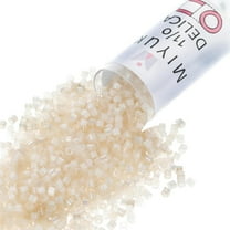 Miyuki Delica Seed Beads – Size 11/0 (1.6 mm), DB1874, Dyed Pale Apricot, 7.2 g, Approx. 1440 Beads