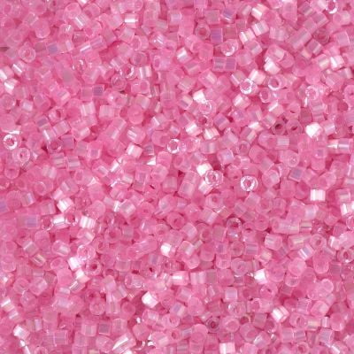 Miyuki Delica Seed Beads DB1875 11/0 Silk Satin Light Carnation AB 7.2 Grams