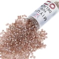 thumbnail image 1 of Miyuki Delica Seed Beads – Size 11/0 (1.6 mm), DB1879, Silk Inside Dyed Beige AB, 7.2 g, Approx. 1440 Beads, 1 of 7