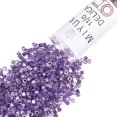 thumbnail image 1 of Miyuki Delica Seed Beads – Size 11/0, DB1881, Silk Dyed Dark Orchid AB, 7.2 g, Approx. 1440 Pcs, 1 of 7