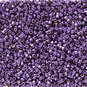 Miyuki Delica Seed Beads DB2509 11/0 Duracoat Galvanized Dark Lilac 7.2 Grams