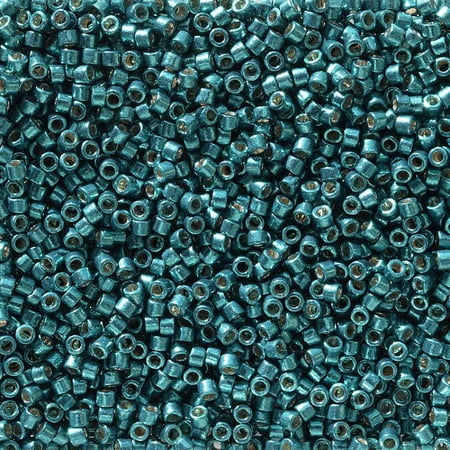 Miyuki Delica Seed Beads DB2515 11/0 Duracoat Galvanized Poseidon Blue 7.2 Grams