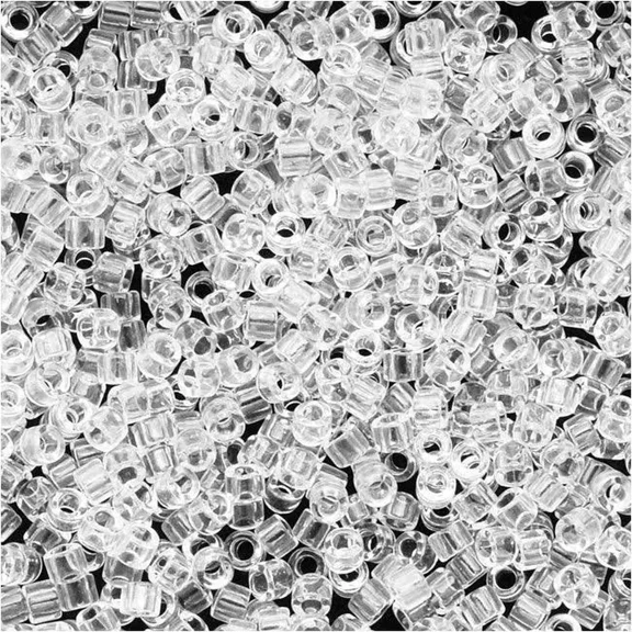 Miyuki Delica Seed Beads DBS0141/DBS141 15/0 Transparent Crystal 5 Grams