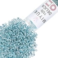 thumbnail image 1 of Miyuki Delica Seed Beads – Size 11/0 (1.6 mm), DB0416, Galvanized Seafoam, 7.2 g, Approx. 1440 Beads, 1 of 7