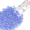 thumbnail image 1 of Miyuki Delica Seed Beads – Size 11/0 (1.6 mm), DB0881, Matte Lt. Blue AB, 7.2 g, Approx. 1440 Beads, 1 of 7