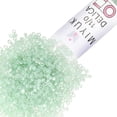 thumbnail image 1 of Miyuki Delica Seed Beads – Size 11/0 (1.6 mm), DB1483, Transparent Mint Luster, 7.2 g, Approx. 1440 Beads, 1 of 7