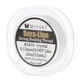 thumbnail image 1 of Miyuki Dura-Line Beading Thread – Durable Braided String, Crystal, 0.12 mm in Diameter, 20-Meter Spool, 1 of 7