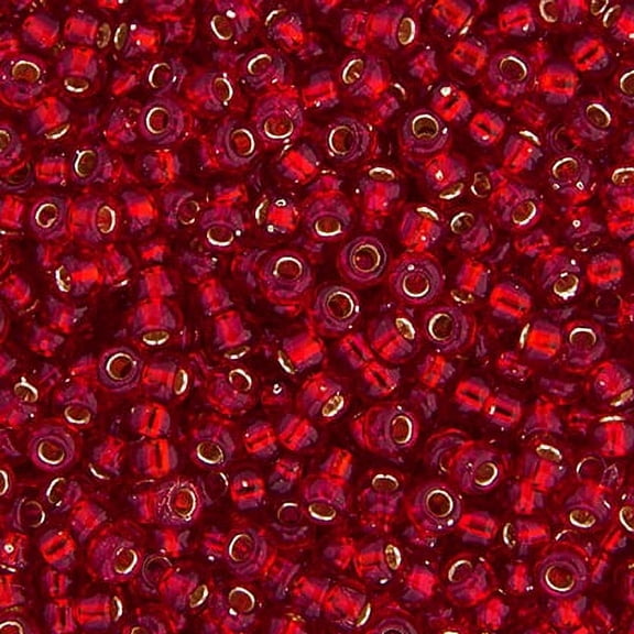 Miyuki Glass Seed Beads 11/0 (250g) DB0011 Silverlined Ruby Bead for Crafts