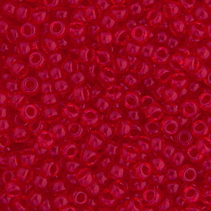 Miyuki Glass Seed Beads 11/0 (250g) DB0140 Transparent Red Orange Bead