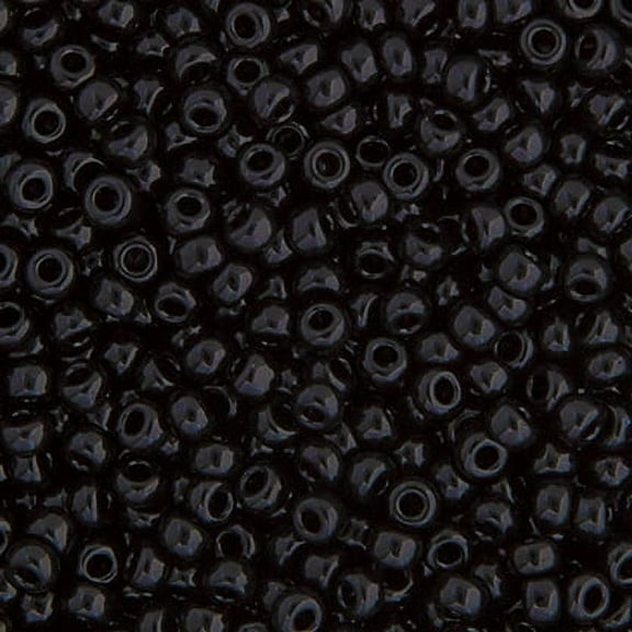 Miyuki Glass Seed Beads 11/0 (250g) DB0401 Opaque Black Bead for DIY Crafts