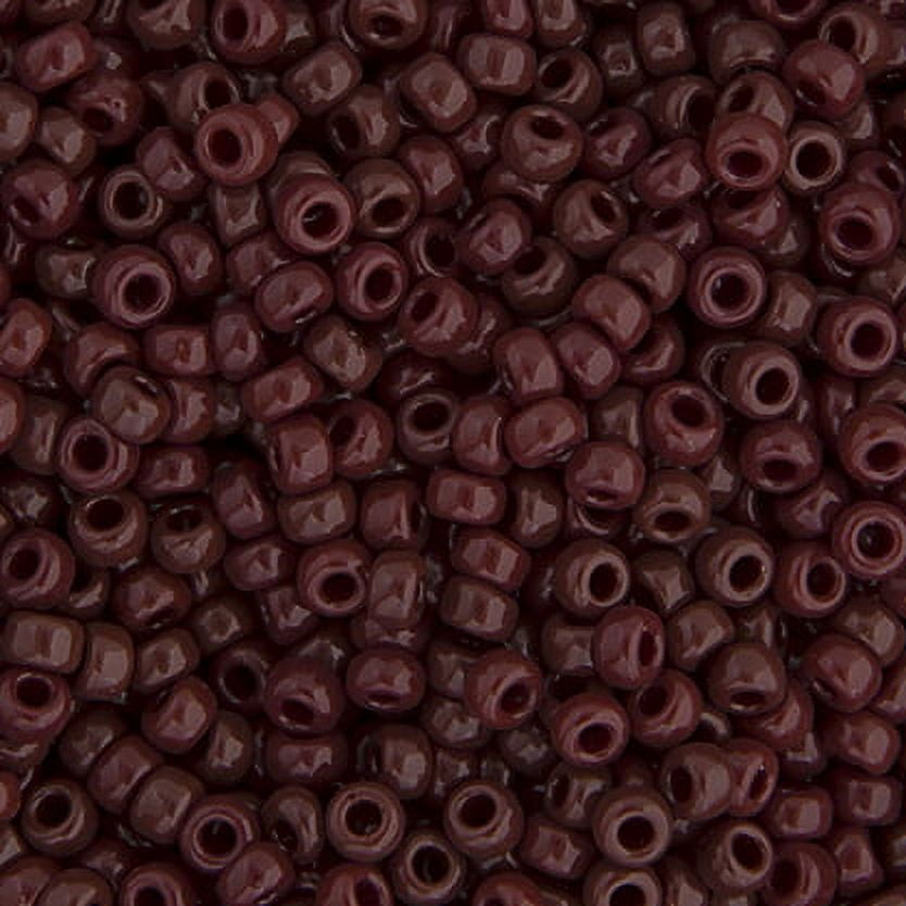 Miyuki Glass Seed Beads 11/0 (250g) DB0409 Opaque Chocolate Brown Bead
