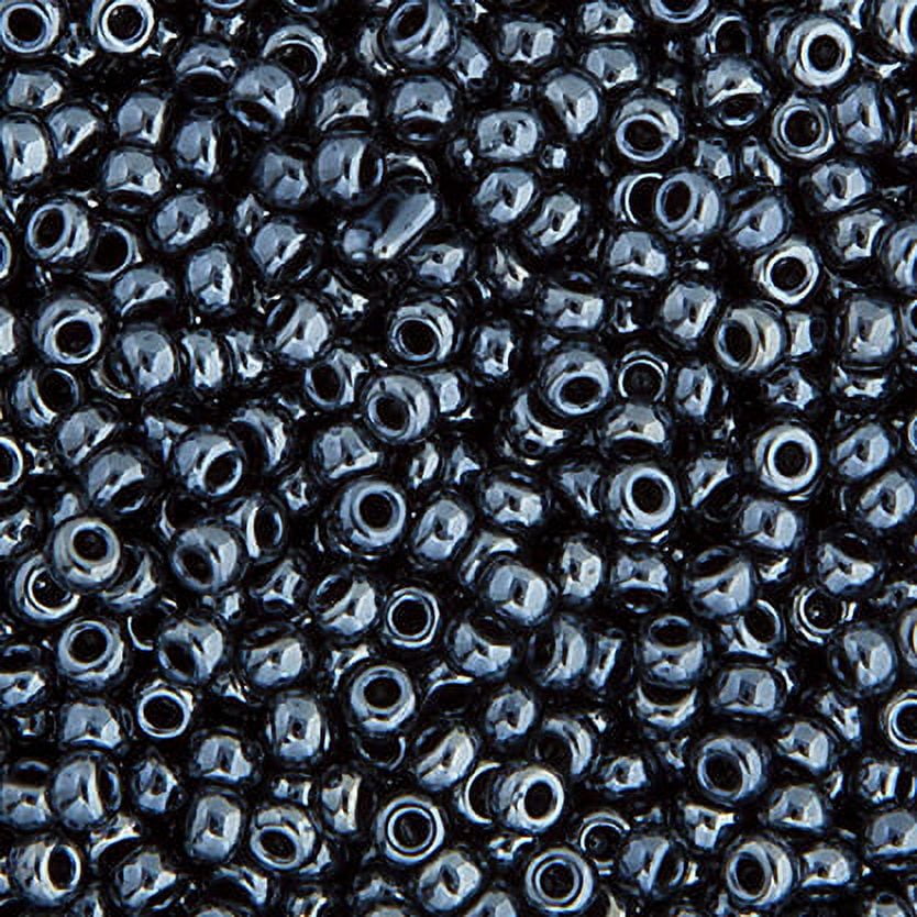 Miyuki Glass Seed Beads 11/0 (250g) DB0451 Gunmetal Bead for Jewelry Making